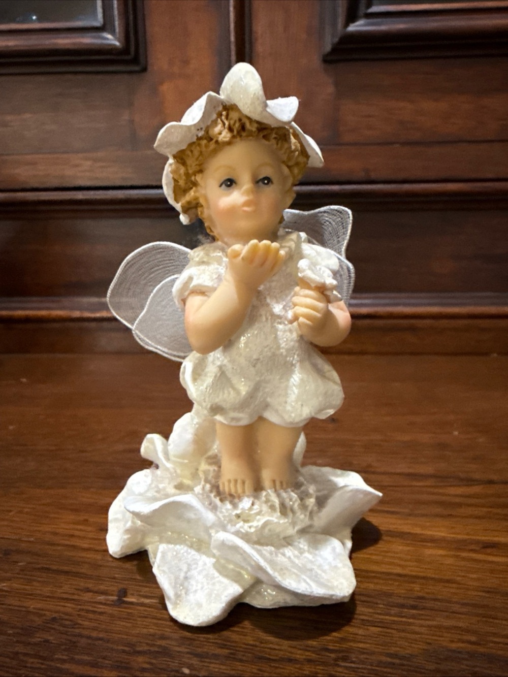 Prestige Collection Vintage Angel/Fairy With Mesh Wings Figurine